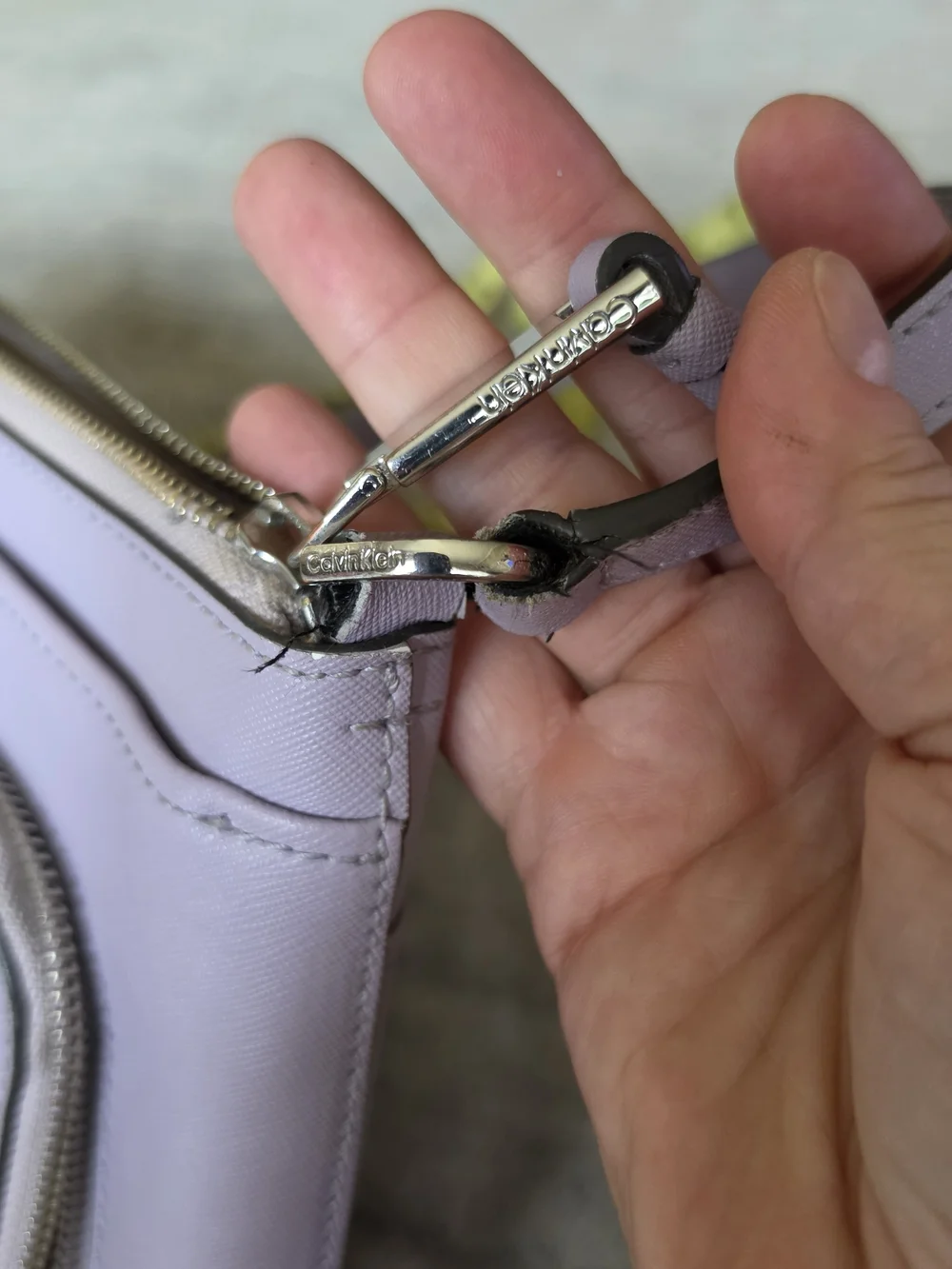 Calvin Klein Lilac Crossbody Bag